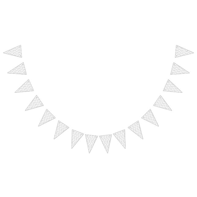 A monochromatic design showcasing a multitude of f bunting  (All)