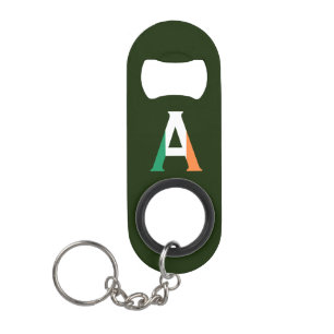 A Monogram overlaid on Irish Flag bocnt