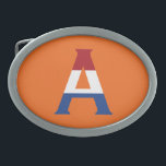 A Monogram overlaid on NLD Flag on or bbcnt Belt Buckle<br><div class="desc">A Monogram overlaid on The Netherlands Flag on orange belt buckle

Design © Trinkets and Things 2022 - AHP Design. All Rights Reserved.</div>