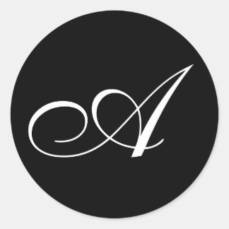 A Monogram Stickers