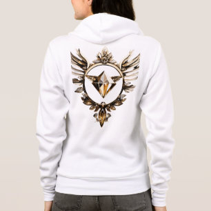 A monogram-style logo with the initials of A Hoodie