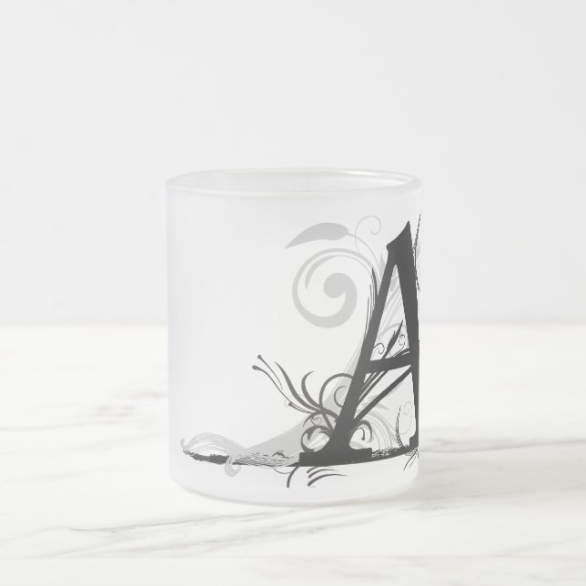 "A" - Monogrammed Mug (Center)