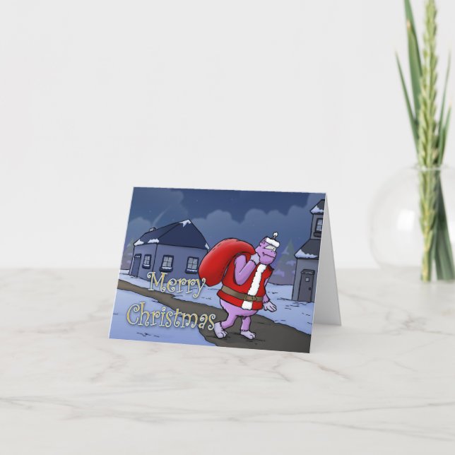 A Monster Christmas Miracle Holiday Card (Front)