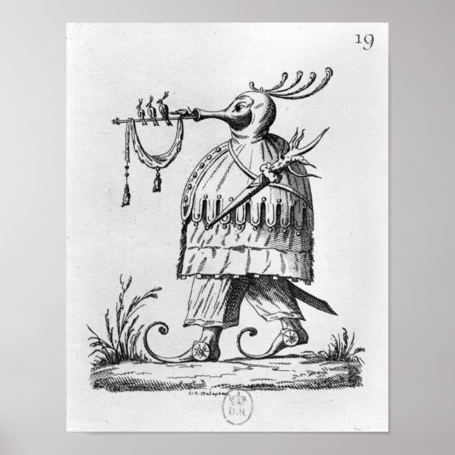 A Monster,'Les Songes Drolatiques de Pantagruel' Poster (Front)