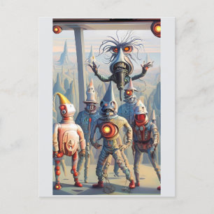 A Monster Scenario Up For Debate Postcard