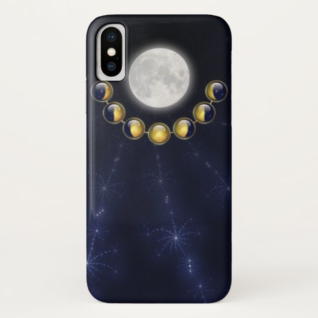 A Month in the Life of the Moon iPhone Case-Mate Case (Back)