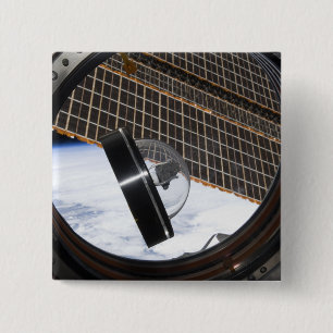 A moon rock 2 15 cm square badge
