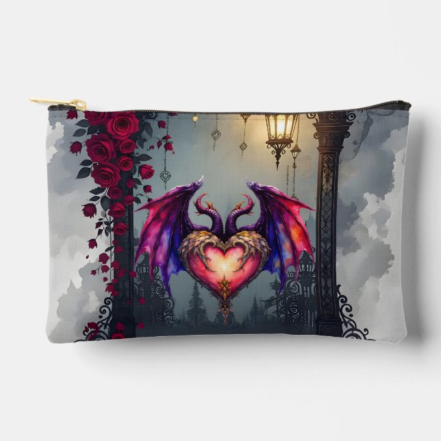 A Moonlit Invitation –Love Turns the Gears of Time Accessory Pouch (Front)