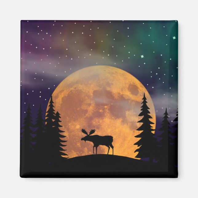 A Moose on the Loose Magnet (Front)