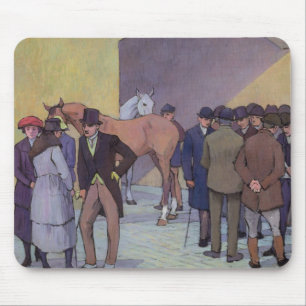A Morning at Tattersall's (oil on canvas) Mouse Pad
