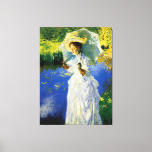 A Morning Walk Canvas Print