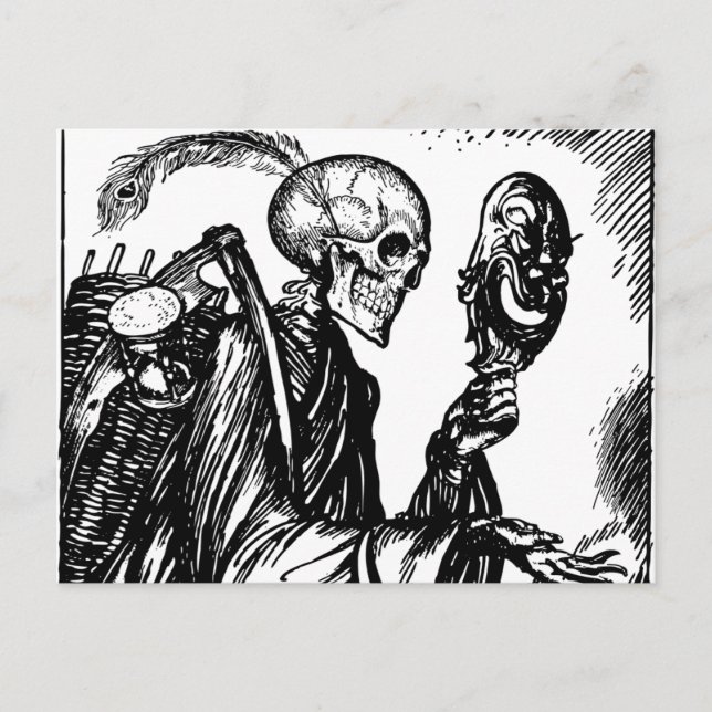 A morte chama postcard (Front)