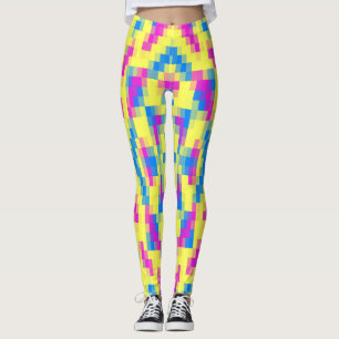 A mosaic pattern "Ratti_Creative_Arts" Leggings