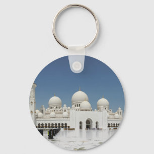 A Mosque in Abu Dhabi Key Ring