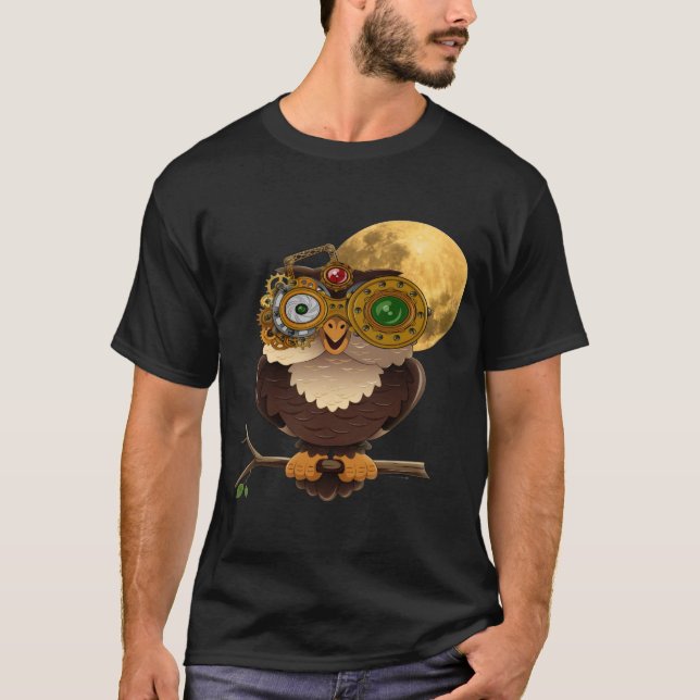 A most Curious Owl T-Shirt (Front)