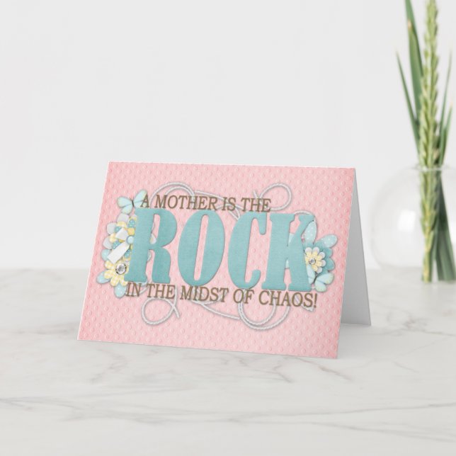 A mother is the rock card (Front)