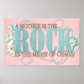 A mother is the rock poster