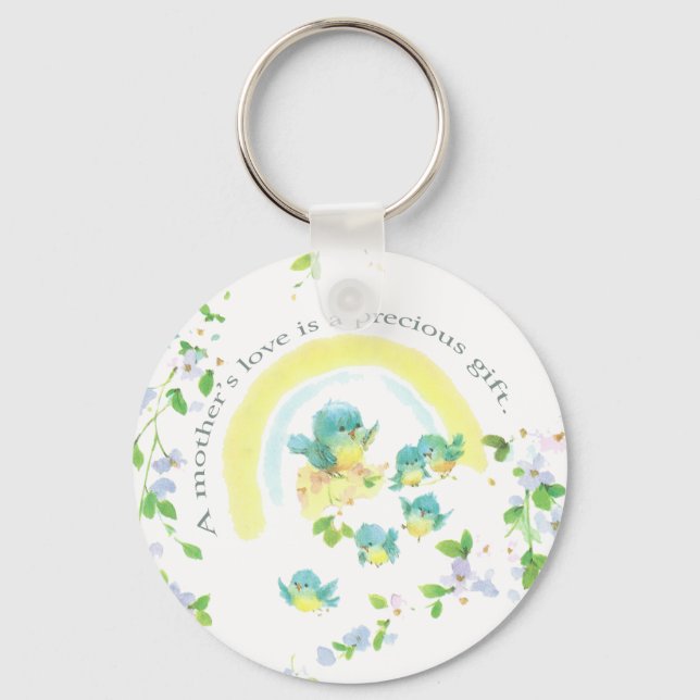A Mother’s Love Is A Precious Gift Key Ring (Front)