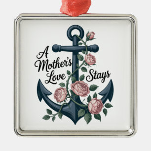 A Mother’s Love Stays Metal Tree Decoration