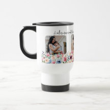 A Mother's Arms 3-photo Travel/Commuter Mug, 15 oz