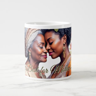 A Mother's Embrace – A Timeless Bond in Bloom Large Coffee Mug