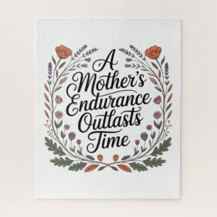 A Mother's Endurance Outlasts Time Jigsaw Puzzle
