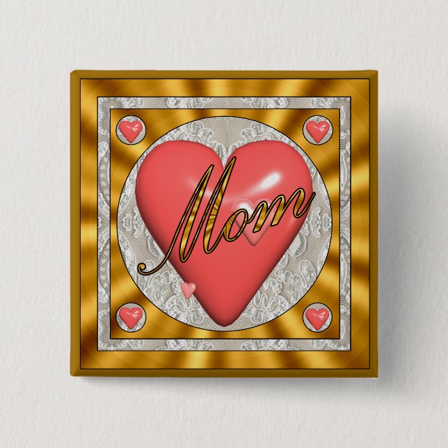 A Mothers Heart Buttons (Front)
