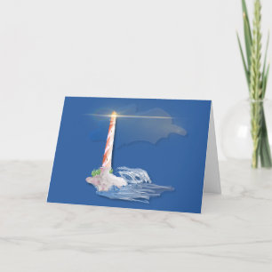 A Mother's Heart Lights the Way Mother's Day Card