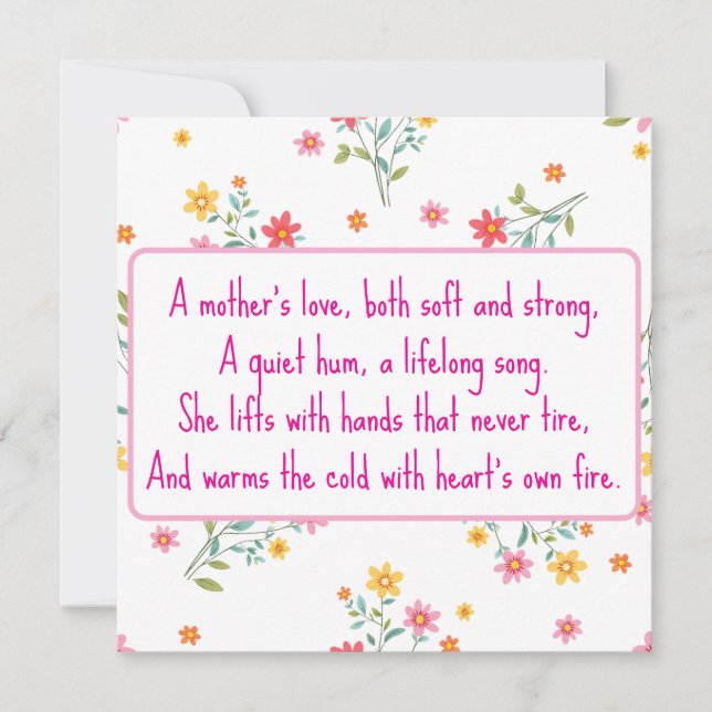 A Mother's Love  (Front)