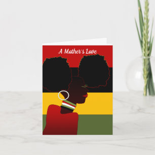 A Mother's Love African American National Mum Card