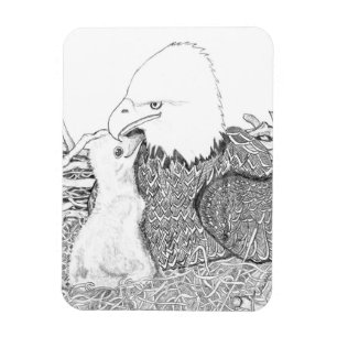 A MOTHER'S LOVE HARRIET + BABY E16 CUDDLE MAGNET