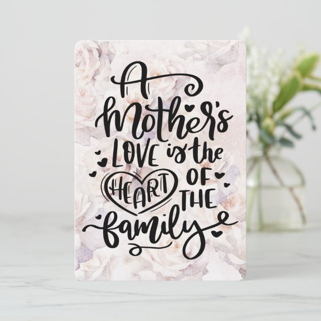  A Mother's Love Holiday Card (Standing Front)