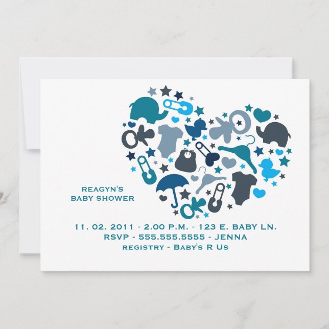 A Mother's Love Invitation (Front)