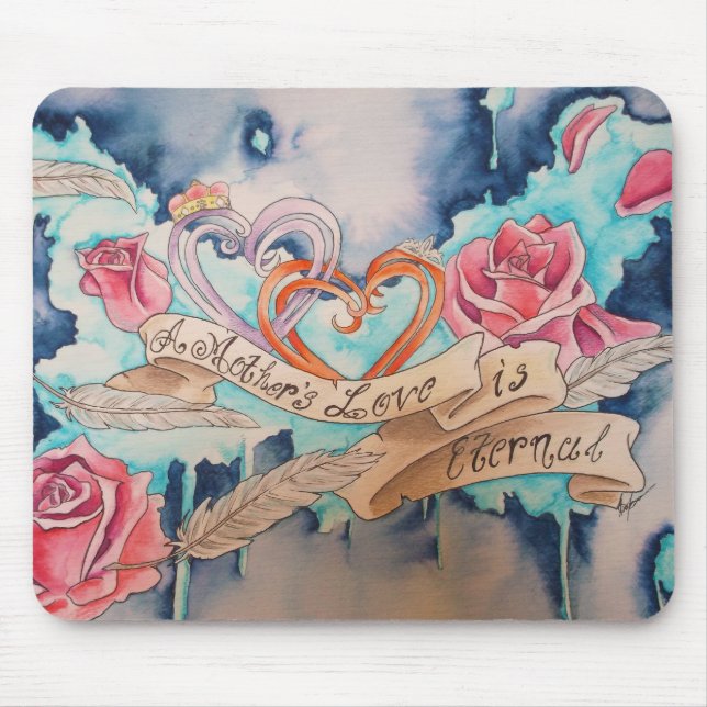 A Mother's Love Is Eternal Mouse Pad (Front)