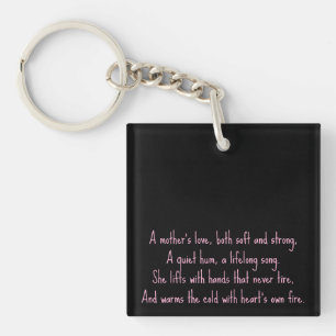 A Mother's Love Key Ring