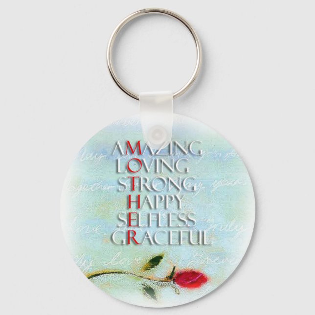 A Mother's Love Key Ring (Front)