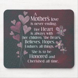 A Mother's Love Mouse Pad
