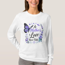 A Mother's Love Never Fades Purple Butterfly