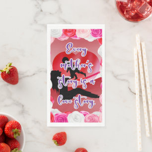 A Mother's Love Story Napkin