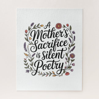 A Mother's Sacrifice Is Silent Poetry Jigsaw Puzzle