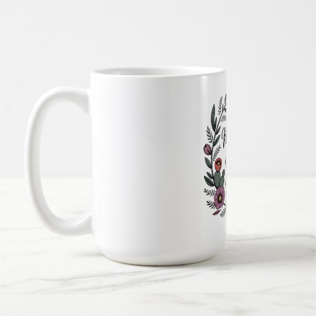 A Mother's Spirit Never Breaks Coffee Mug (Left)