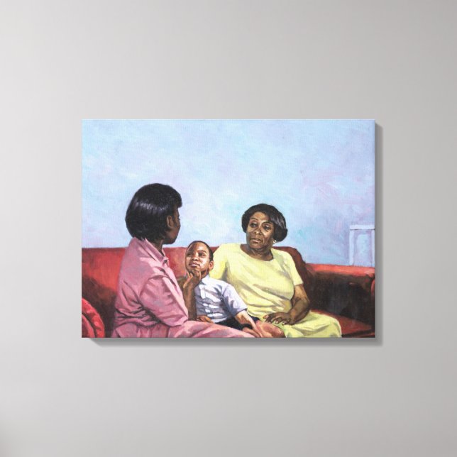 A Mother's Strength 2001 Canvas Print (Front)
