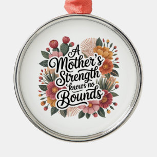 A Mother's Strength Knows No Bounds Metal Tree Decoration
