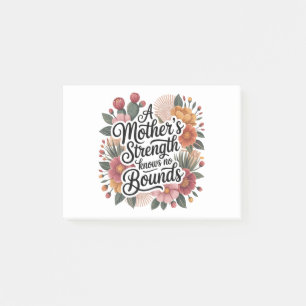 A Mother's Strength Knows No Bounds Post-it Notes