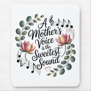 A Mother's Voice Is The Sweetest Sound Mouse Pad