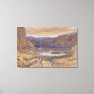 A Mountain Lake, Norway, c.1827 Canvas Print