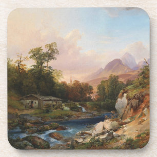 A Mountain Landscape With a Smithy Coaster