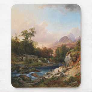 A Mountain Landscape With a Smithy Mouse Pad