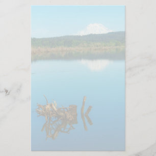 A Mountain Peers Over a Hedge Stationery