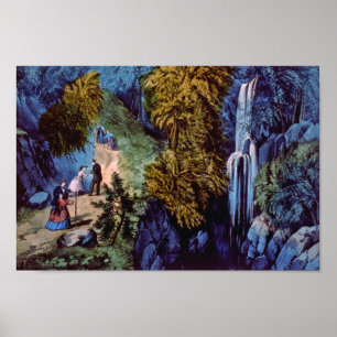 A Mountain Ramble Poster Print